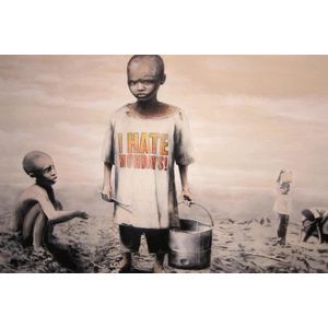 BANKSY I Hate Mondays Canvas Print