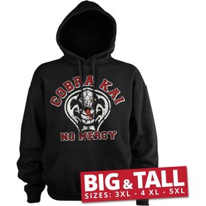 Cobra Kai No Mercy Big & Tall Hoodie Black-3XL