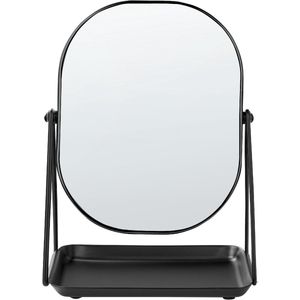 Beliani - Correze - Tafel Spiegel - Zwart - Metaal
