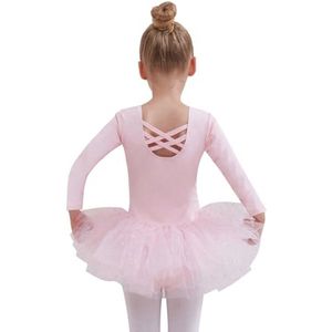 Balletjurk voor meisjes met tutu-rok - Danspak van katoen voor ballerina's