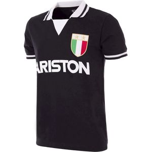 COPA - Juventus FC 1986 - 87 Away Retro Voetbal Shirt - S - Zwart
