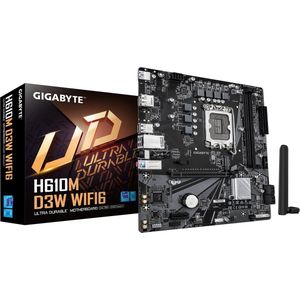GIGABYTE H610M D3W WIFI6 Intel H610 LGA 1700 micro ATX