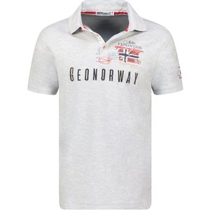 Geographical Norway Expedition Heren Polo Katoen Kason Grijs - XL