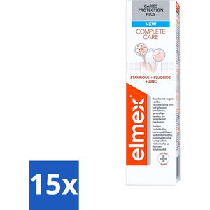 15 x Elmex - Tandpasta - Caries Protection Plus - Complete Care - 75 ml - Elmex - Sterke Tanden