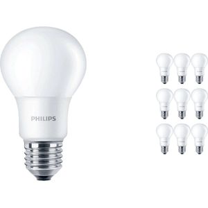 Voordeelpak 10x Philips Corepro LEDbulb E27 Peer Mat 8W 806lm - 840 Koel Wit | Vervangt 60W