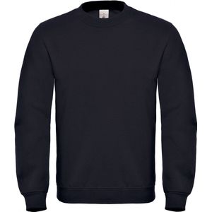 Sweatshirt Unisex L B&C Ronde hals Lange mouw Black 80% Katoen, 20% Polyester