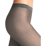 FALKE Particle gedessineerd materiaal transparent 20 DEN panty dames grijs - maat S-M