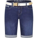 DENIMFY - DFLena - Korte Broeken - Blauw - Regular Fit