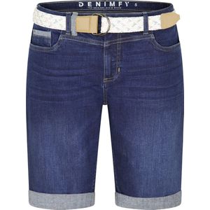 DENIMFY - DFLena - Korte Broeken - Blauw - Regular Fit