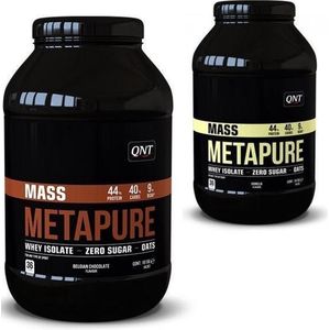 QNT Metapure Mass Suikervrij - 1815 gram - Vanille