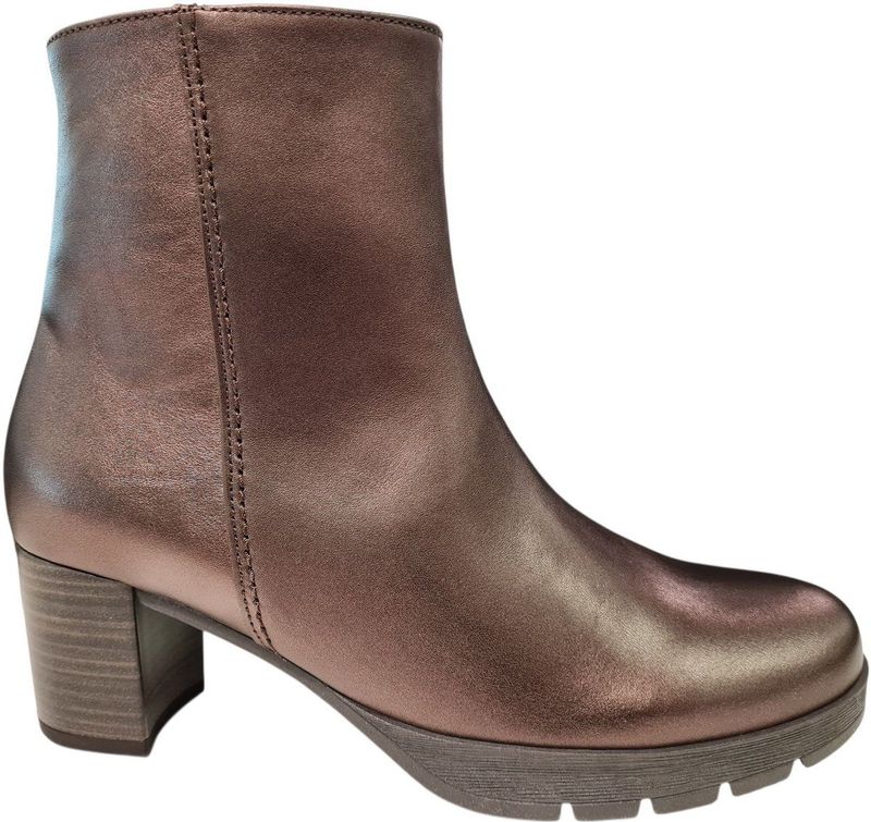 Gabor -Dames - brons - enkellaarzen - maat 37