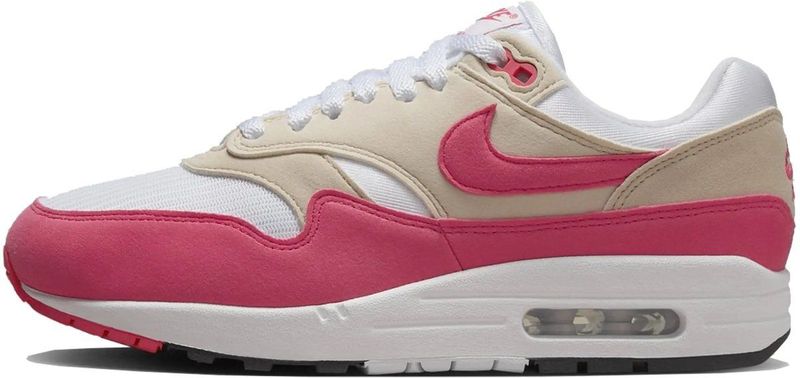 Nike - Air Max 1 (Since '72) - Sneakers - Wit - Leer en Mesh, Air-Sole Demping