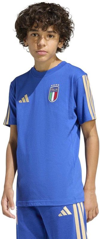 ADIDAS - figc kids tee - Trainingshirt replica korte mouw jongens - Blauw
