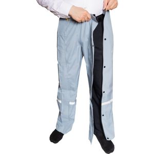 Hello Rain ZipDry Pro – Regenbroek 3-Lagen met Zijrits Lichtblauw 2L