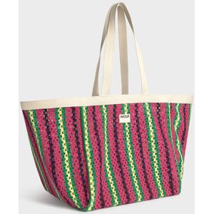 Wouf - Tote Bag Tramontane - Strandtas gehaakt - beachbag - Multicolor