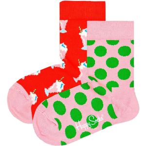 Happy Socks - 2-Pack Kids Milkshake Sock - - Sokken