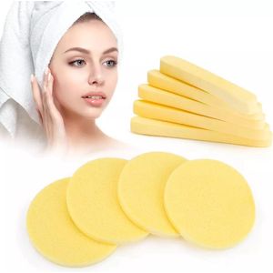 6 x Gezicht sponsjes reinigen zacht, effectief - voor elk huidtype - ook de gevoelige huid - voor dagelijks gebruik -