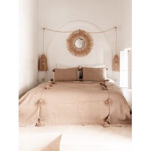 Marokkaanse sprei - Camel 250x155cm