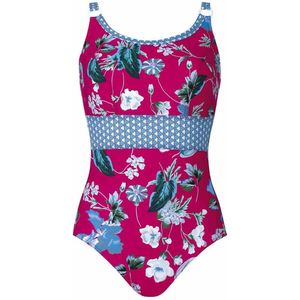 Sunflair – Pink Lace – Badpak – 22206 – Blue Pink Flower - D38