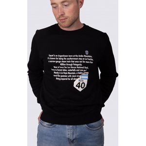 Black And Gold sweater tarmack ZWART XS