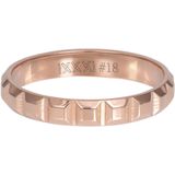 iXXXi jewelry vulring Art rose goudkleurig maat 18 (gewone ringmaat 20)