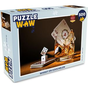 Puzzel Whisky en goochelen - Legpuzzel - Puzzel 500 stukjes