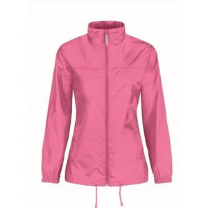 Windjas/regenjas voor dames roze maat XL