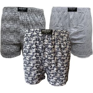 Embrator 3-pack mannen Boxershort Loose Fit katoen XL