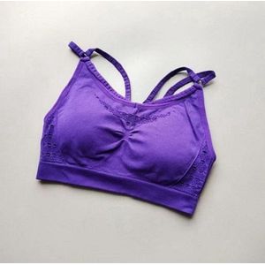 New Age Devi - Yoga beha - Naadloos - Paars