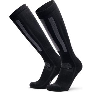DANISH ENDURANCE - Skisokken - Zwart/Donkergrijs - van Merino Wol - 43-47