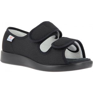 Varomed Göteborg Verbandschoen - Verbandsandaal– Orthopedische Zorgschoen met Klittenband – Wasbare Medische Schoen – Comfortbreedte Extra - Zwart – Unisex – Maat 39
