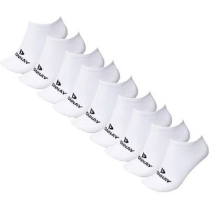 9-Pack Donnay Sneakersokken - White (001) - maat 47-50