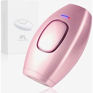 Laser Ontharingsapparaat - IPL Ontharing Apparaat - Epileerapparaat Dames - Inclusief Beschermbril, Scheermes - Roze