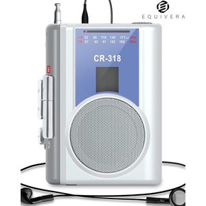 Equivera Cassette Speler - Cassette - Cassettespeler - Cassettebandjes - Cassetterecorder