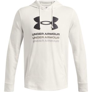 Under Armour - Ua Rival Terry Graphic Hood - Hoodie - Onyx White