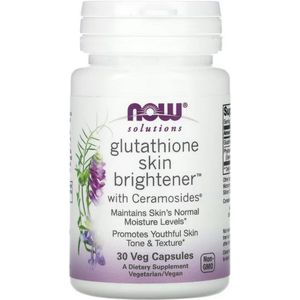 NOW Foods - Glutathione Skin Brightener - 30 Vegan Capsules