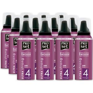 Proset Haarmousse Ultra Strong Mini - Voordeelverpakking 12x50ml - Reisverpakking