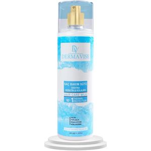Dermavise Extra Keratine & Collageen Haarverzorgingsmelk 10 van 1 Thermal Protection Volume Helderheid Kleubescherming Bevochtingen voor zwak en beschadigd haar 200 ml embeauty