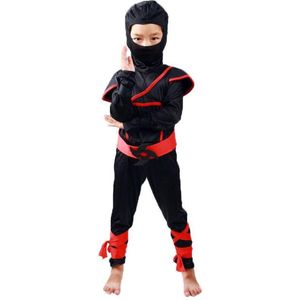 Luxe Ninja Kostuum - Mask - Carnaval - Halloween - Verkleedkleren Jongens / Meisjes - Ninja - Speelgoed - 110-116