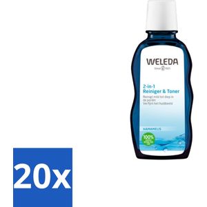 WELEDA - Reiniger & Toner 2‑in‑1 - 100 ml - Bulkverpakking - 20 stuks
