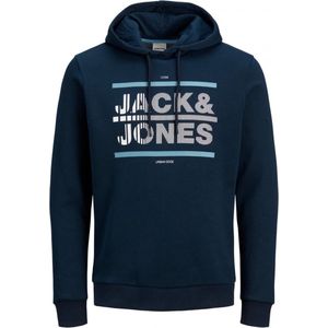 Jack & Jones - Heren Sweatshirt - Met Capuchon - Semi-Passend - Katoen Mengsel