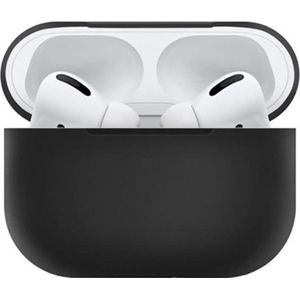 Studio Air® Airpods Hoesje Pro 2 Siliconen Case - Soepel Airpod Hoesje - Zwart - Voor Airpods Pro 2 (2022)