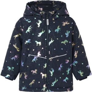 Name It - Maxi Pa Foil Aop - Jas - Afneembare Capuchon - Lange Mouwen - Polyester Vulling