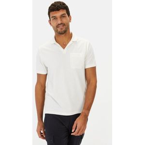 Poloshirt - Katoenmix - Korte Mouwen - Zijsplitten - Borstzak