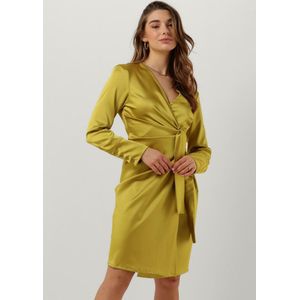 Notre-V Nv-bijou Wrap Dress Jurken Dames - Kleedje - Rok - Jurk - Geel - Maat S