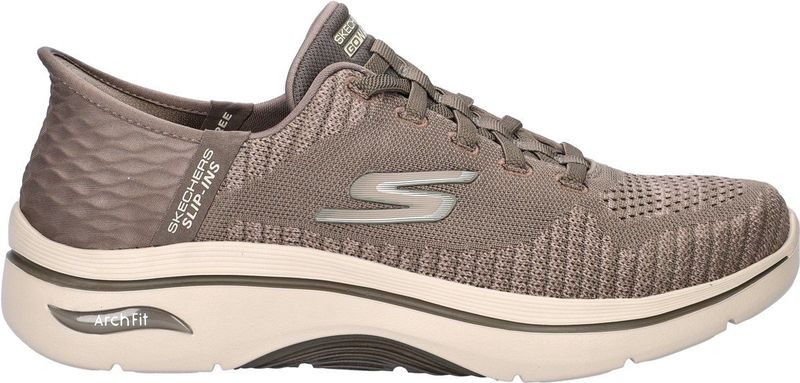 Skechers - Hands Free Slip-Ins Go Walk Arch Fit 2.0 - Instapschoen - Taupe