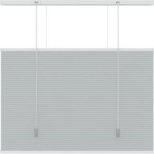 BloomTheRoom plisségordijn - Licht grijs - Lichtdoorlatend - 120x220 cm