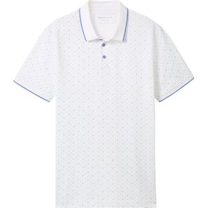 Tom Tailor Poloshirt Polo Met Print 1042107xx12 35489 Mannen Maat - XXL