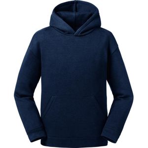 Russell Kinderen/Kinderen Authentieke Sweatshirt met kap (Franse marine)