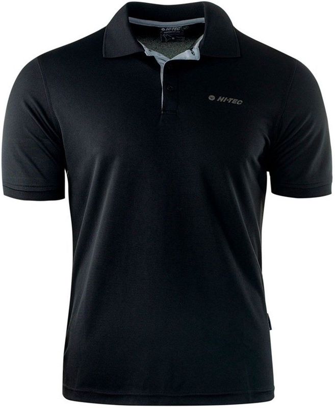 Hi-tec - Site - Poloshirt - Zwart - Korte Mouwen - Herenkleding
